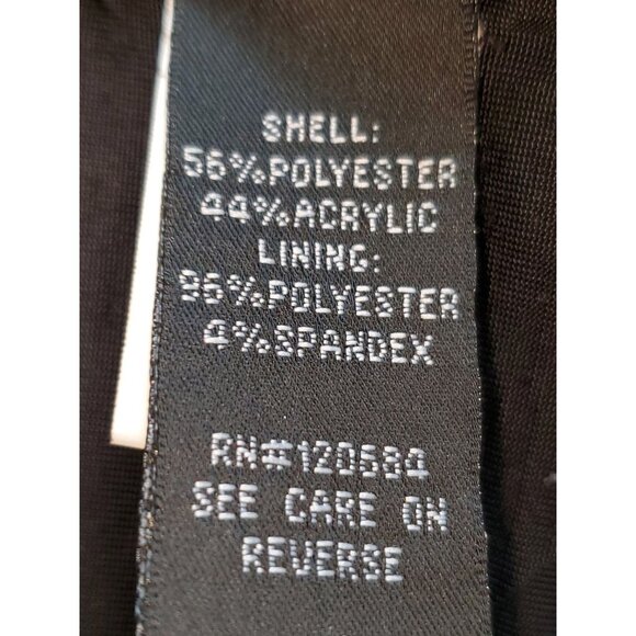 Torrid Women's Black Beige Checkered Print Knit Moto Zip Jacket Size XLarge (1) - Picture 10 of 12